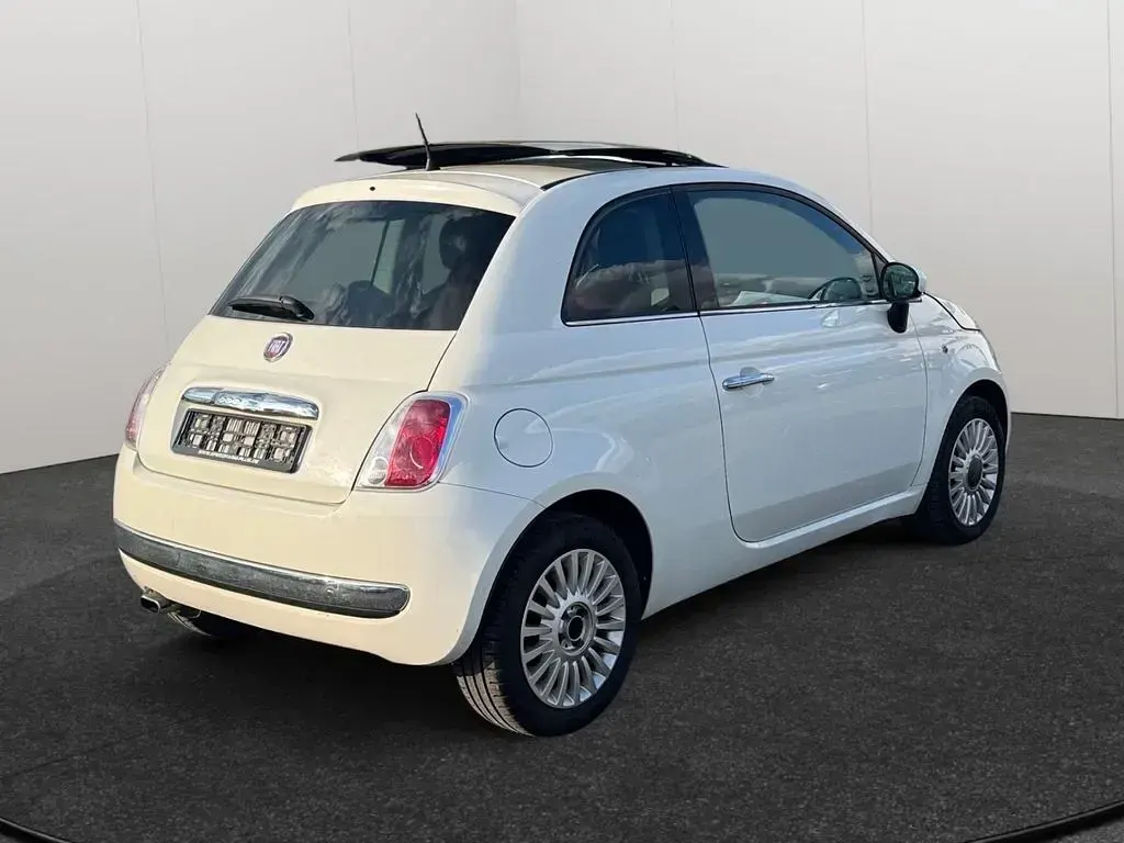 Gebraucht Fiat 500 Lounge 101 PS (74 kW) 2008 Weiß Kleinwagen