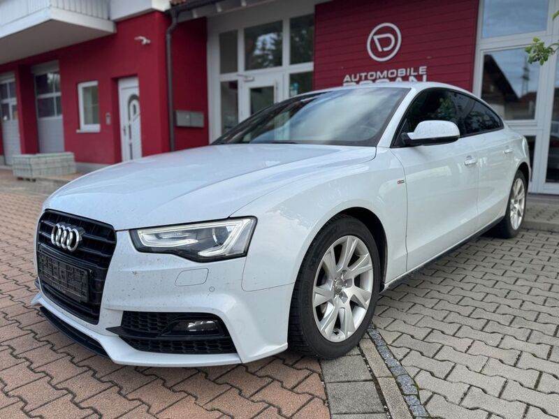 Weiß Gebraucht 2016 Audi A5 Sportback S-Line Limousine | 9.950 € (Superpreis) - Bild 1/4