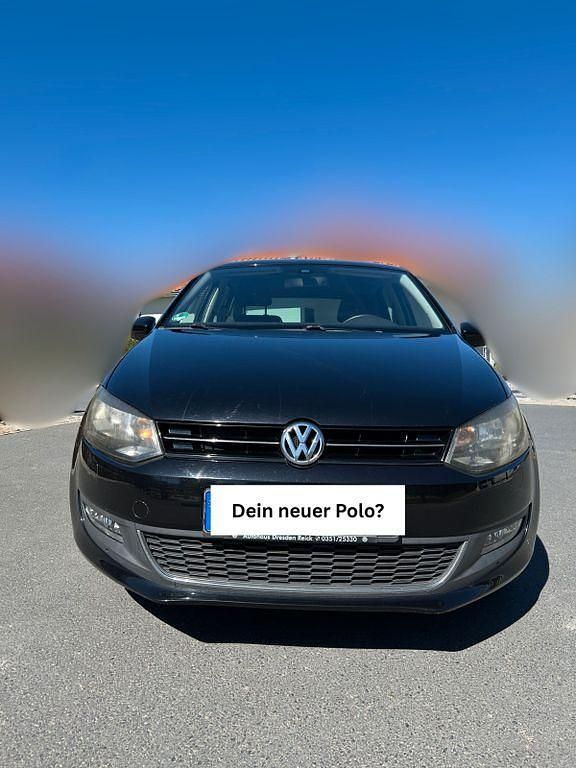 Gebraucht VW Polo Style 60 PS (44 kW) 2012 Schwarz Kleinwagen