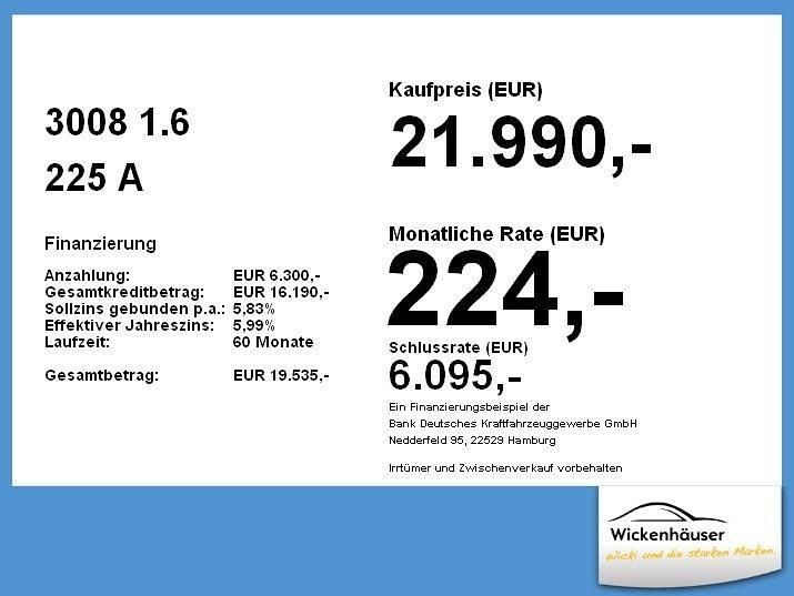 Gebraucht Peugeot 3008 224 PS (164 kW) 2021 Lackierung platiniumgrau/metallic klarl (metallic) SUV