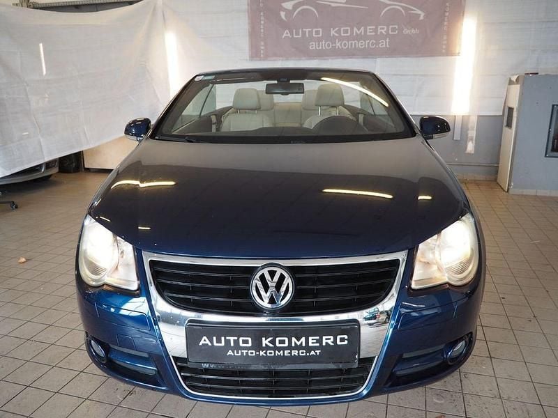 Blau Gebraucht 2007 VW Eos Cabrio | 3.600 € (Superpreis) - Bild 1/4