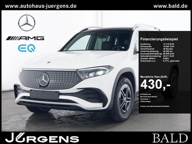 Polarweiss Gebraucht 2024 Mercedes EQB300 AMG SUV | 45.280 € (Etwas zu teuer) - Bild 1/4