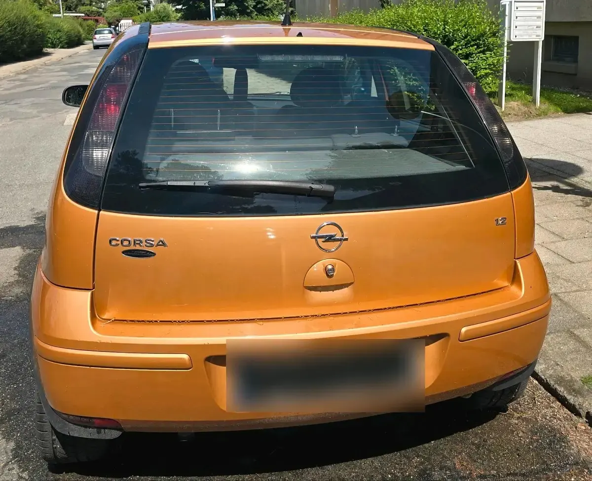 Gebraucht Opel Corsa 75 PS (55 kW) 2001 Orange Kleinwagen