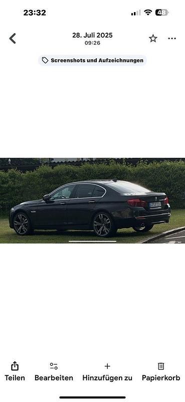 Schwarz Gebraucht 2014 BMW 535 Luxury Line Limousine | 15.500 € (Guter Preis) - Bild 1/4