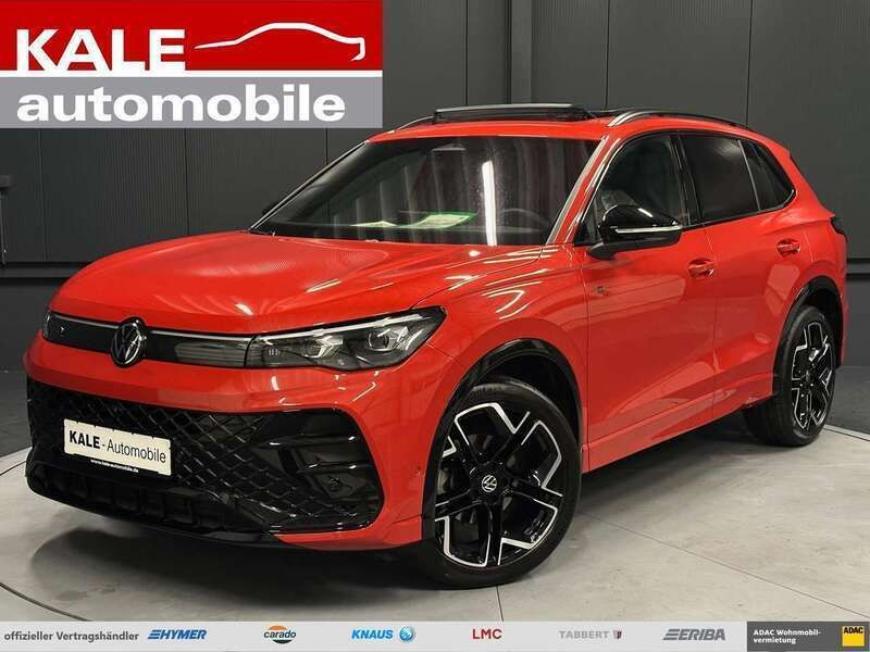 Rot metallic (persimmon red metallic) Gebraucht 2024 VW Tiguan R-line SUV | 47.970 € - Bild 1/4