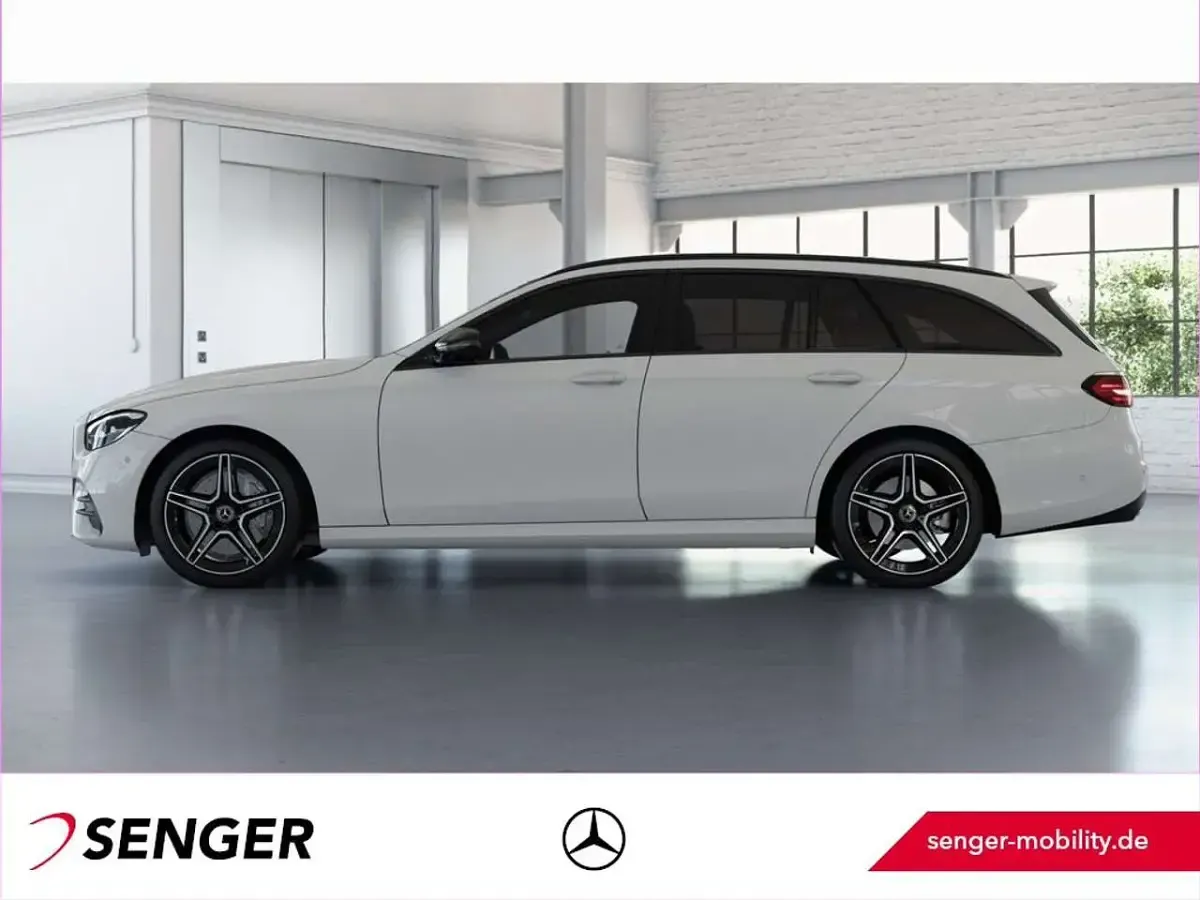 Gebraucht Mercedes E300 AMG 320 PS (235 kW) 2022 Unilack polarweiß Kombi