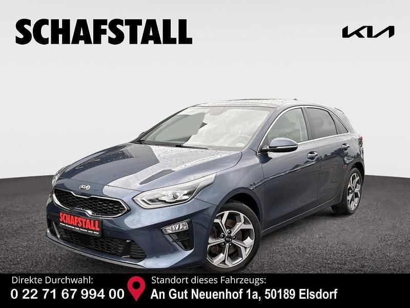 Gebraucht Kia Ceed Platinum Edition 140 PS (102 kW) 2019 Blau ((cb7) cosmoblau met.) Kleinwagen