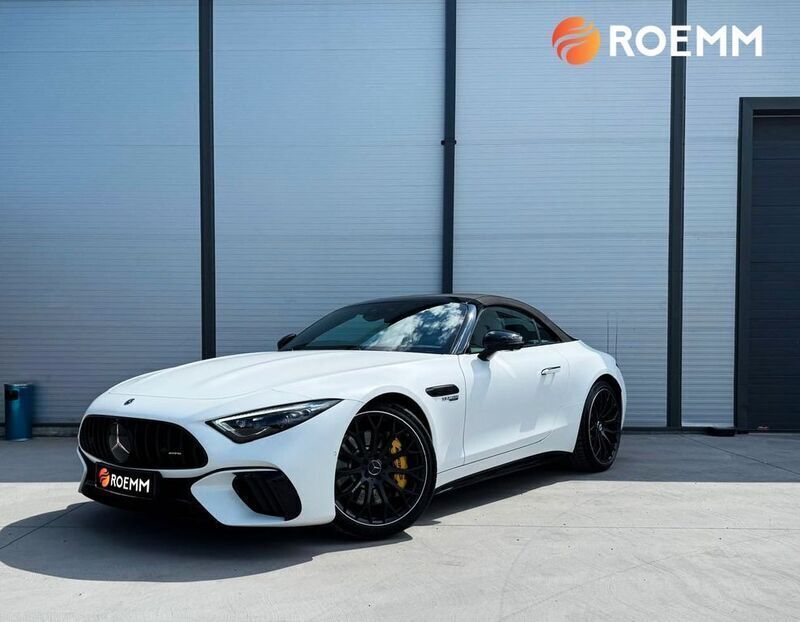 Opalithweiss magnolackierun Gebraucht 2022 Mercedes SL63 AMG AMG Cabrio | 129.500 € - Bild 1/4