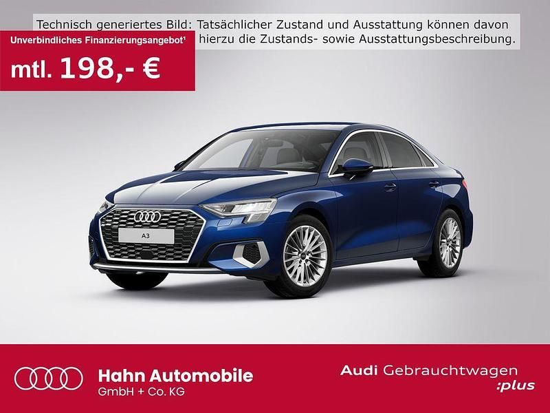 Blau Gebraucht 2024 Audi A3 Ambiente Limousine | 29.730 € (Superpreis) - Bild 1/3