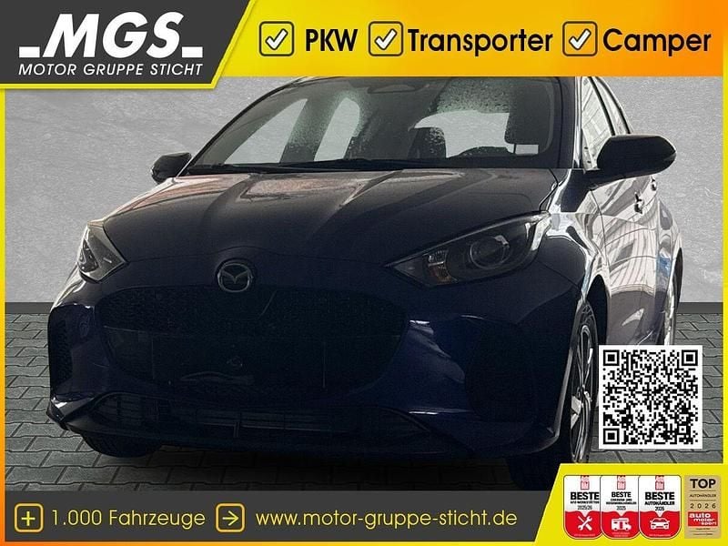 Neu Mazda 2 Exclusive-Line 116 PS (85 kW) 2025 Glass blue Limousine