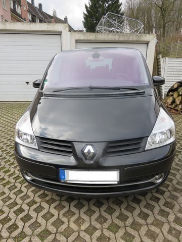 Gebraucht Renault Espace 173 PS (127 kW) 2008 Schwarz metallic Van / Kleinbus