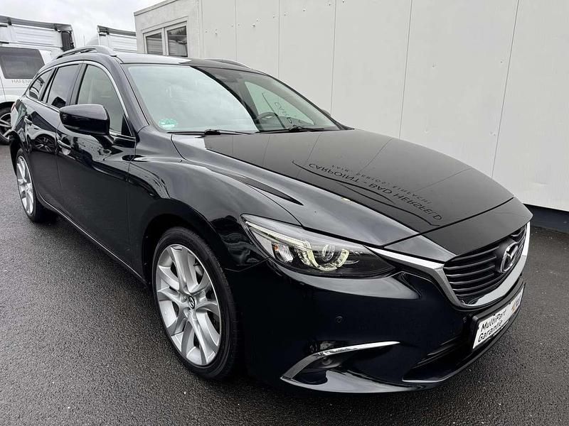 Gebraucht Mazda 6 Nakama 150 PS (110 kW) 2016 Onyxschwarz metallic Kombi