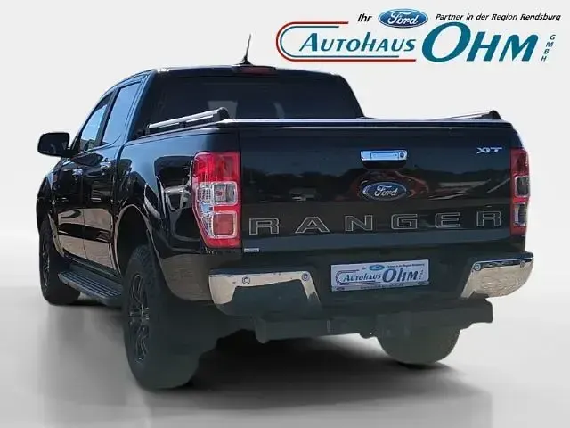 Gebraucht Ford Ranger XLT 170 PS (125 kW) 2021 Obsidianschwarz metallic Pickup