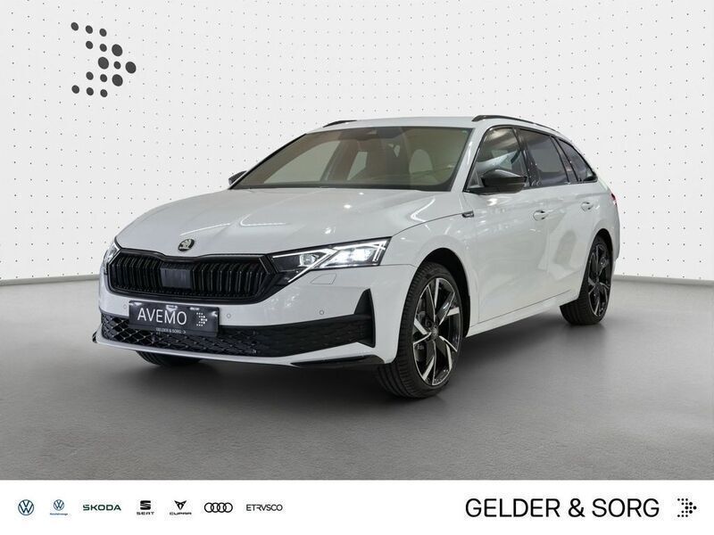 Moonweiß perleffekt Neu 2025 Skoda Octavia SportLine Kombi | 44.290 € - Bild 1/4