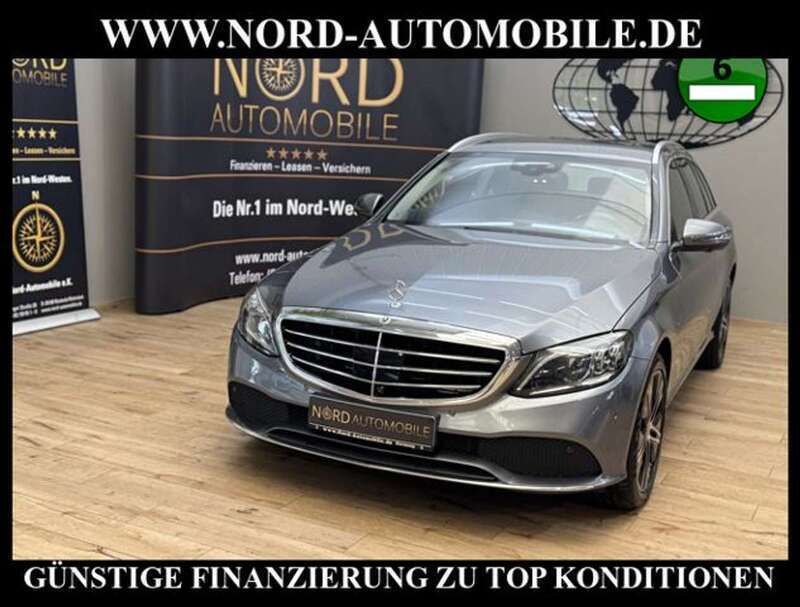 Grau Gebraucht 2020 Mercedes C300e Exclusive Kombi | 24.700 € (Guter Preis) - Bild 1/4