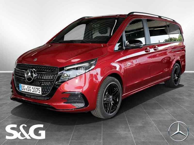 Hyazinthrot metallic Gebraucht 2024 Mercedes V300 Night Van / Kleinbus | 88.579 € - Bild 1/4