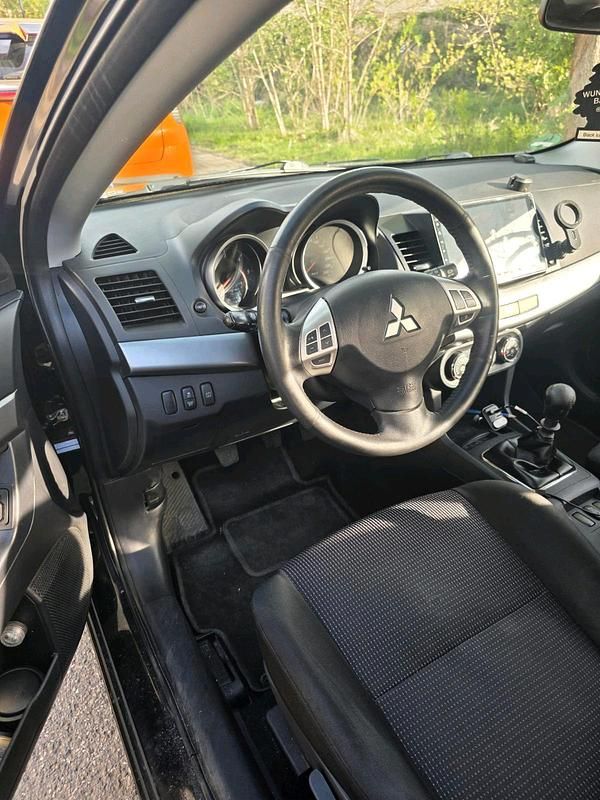 Usata Mitsubishi Lancer 150 CV (110 kW) 2011 Nero Berlina