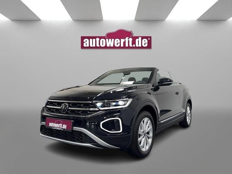 Schwarz Gebraucht 2023 VW T-Roc Cabriolet Style Cabrio | 30.900 € (Fairer Preis) - Bild 1/4