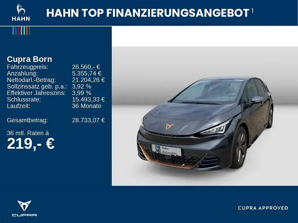 Gebraucht Cupra Born 150 kW (204 PS) 2024 Quasargrau Kleinwagen