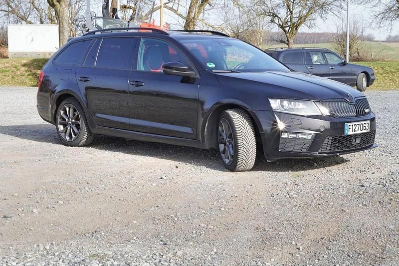 Gebraucht Skoda Octavia RS 184 PS (135 kW) 2014 Schwarz Kleinwagen
