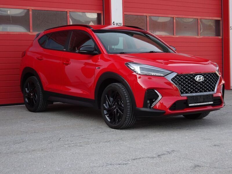 Rot Gebraucht 2020 Hyundai Tucson N Line SUV | 21.590 € (Fairer Preis) - Bild 1/4