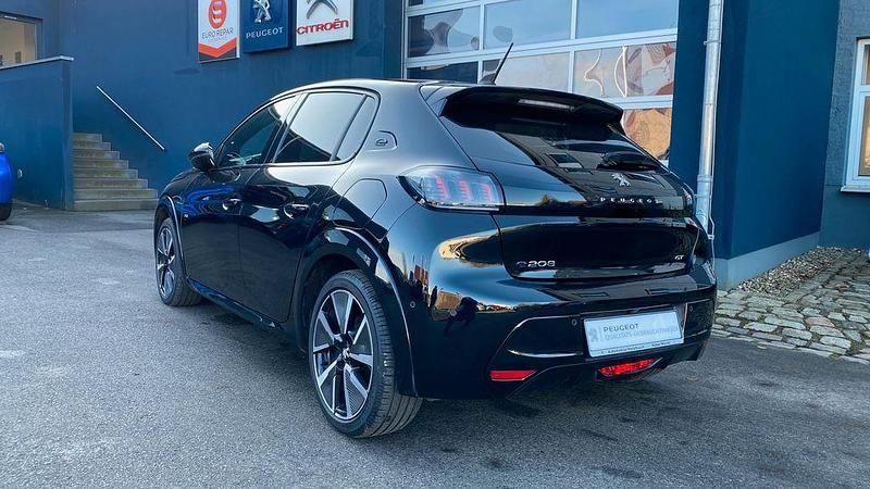 Gebraucht Peugeot e-208 GT 100 kW (136 PS) 2021 Schwarz Kleinwagen