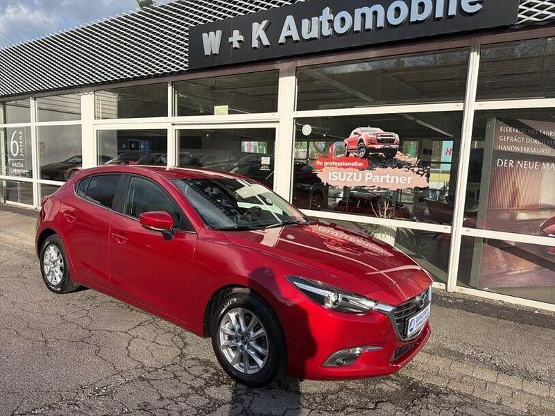 Gebraucht Mazda 3 Exclusive 120 PS (88 kW) 2017 Rot Limousine