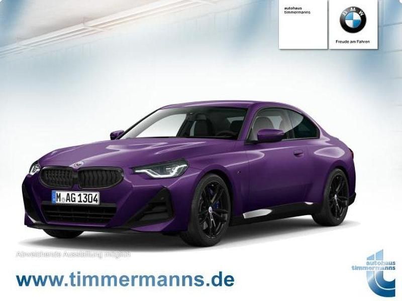 thundernight (metallic) Gebraucht 2022 BMW 220 Sport Line Coupé | 38.900 € - Bild 1/4