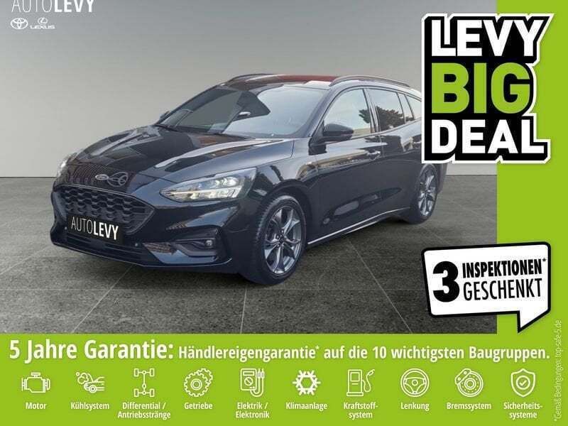 Schwarz Gebraucht 2022 Ford Focus ST-Line Kombi | 19.970 € (Guter Preis) - Bild 1/4