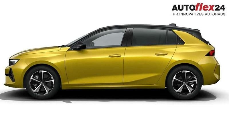 Neu Opel Astra 131 PS (96 kW) 2025 Kult gelb metallic Limousine