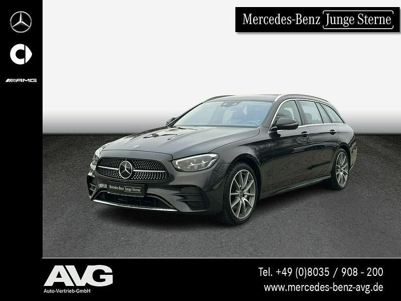 Grau Gebraucht 2021 Mercedes E450 AMG Limousine | 42.800 € (Fairer Preis) - Bild 1/4