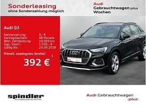 Gebraucht Audi Q3 Advanced Plus 150 PS (110 kW) 2025 Schwarz (mythosschwarz metallic) SUV