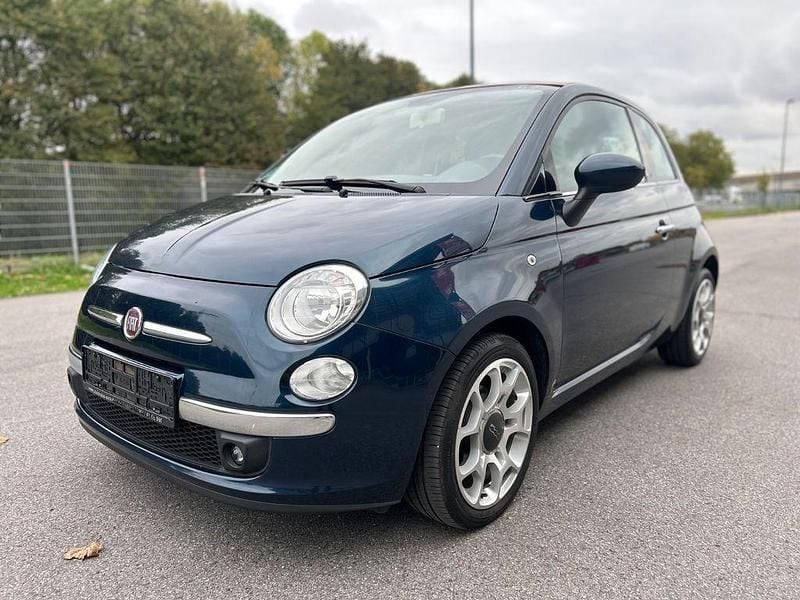 Blau Gebraucht 2014 Fiat 500 Lounge Cabrio | 5.490 € (Guter Preis) - Bild 1/4