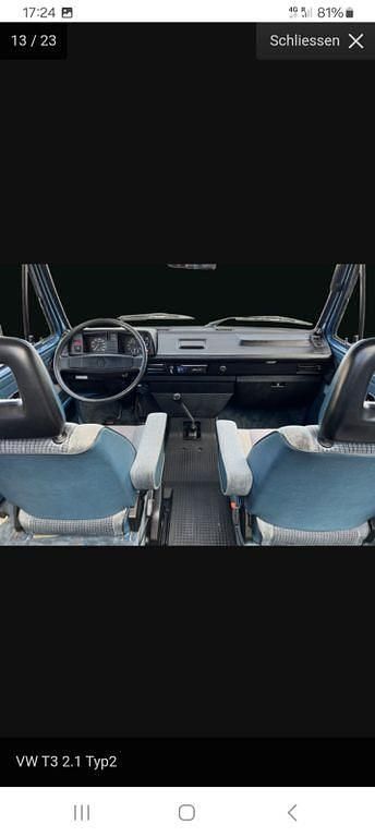 Gebraucht VW Caravelle 95 PS (69 kW) 1987 Blau Van / Kleinbus