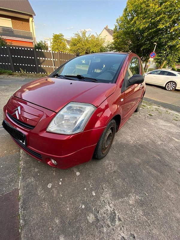 Rot Gebraucht 2004 Citroën C2 Kleinwagen | 600 € (Superpreis) - Bild 1/4