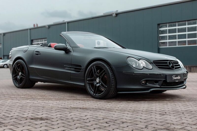 Gebraucht Mercedes SL500 460 PS (338 kW) 2002 Schwarz Cabrio