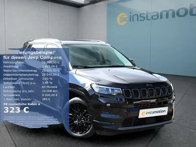 Gebraucht Jeep Compass 241 PS (177 kW) 2022 Schwarz SUV