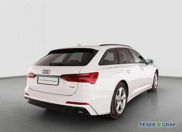 Gebraucht Audi A6 S-Line 299 PS (219 kW) 2025 Gletscherweiß metallic Kombi