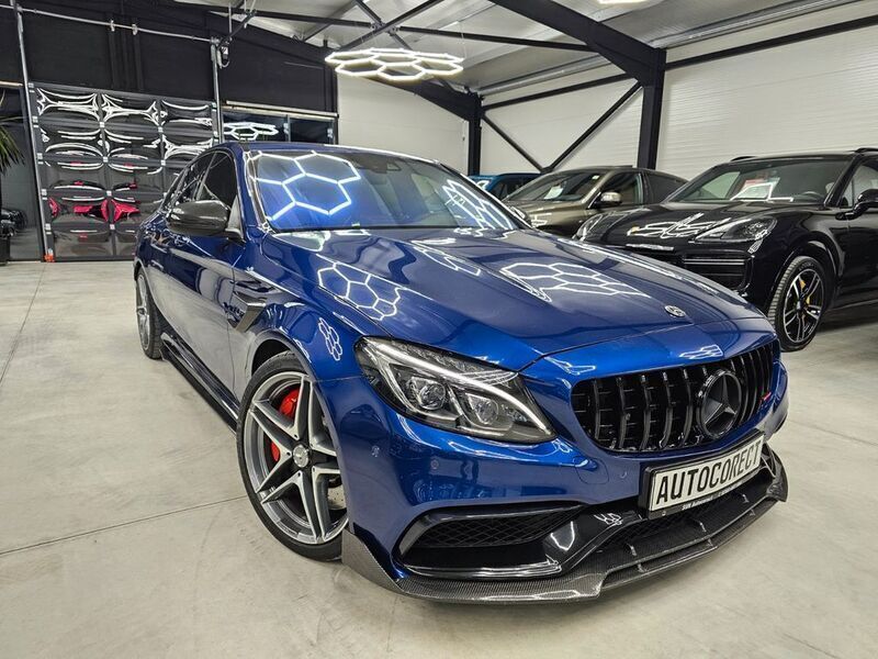 Blau Gebraucht 2017 Mercedes C63S AMG AMG Limousine | 50.800 € (Guter Preis) - Bild 1/4
