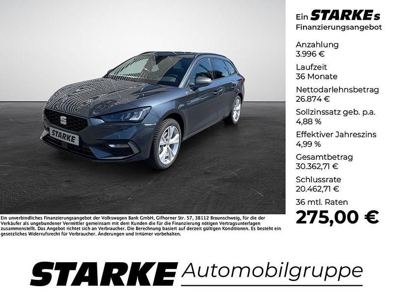 Grau (magnetic grau metallic) Gebraucht 2024 Seat Leon FR Kombi | 30.870 € (Fairer Preis) - Bild 1/4