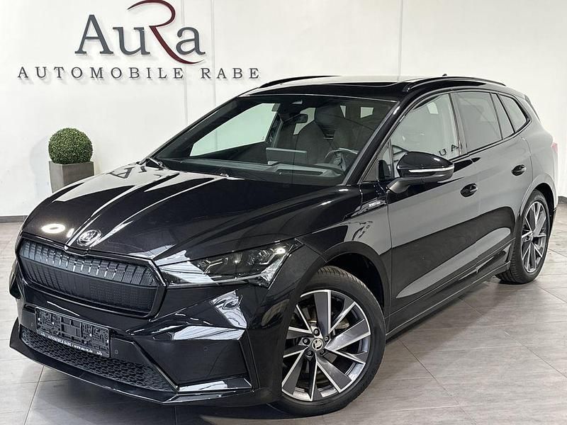 Blackmagic Gebraucht 2021 Skoda Enyaq iV SportLine SUV | 28.749 € - Bild 1/4