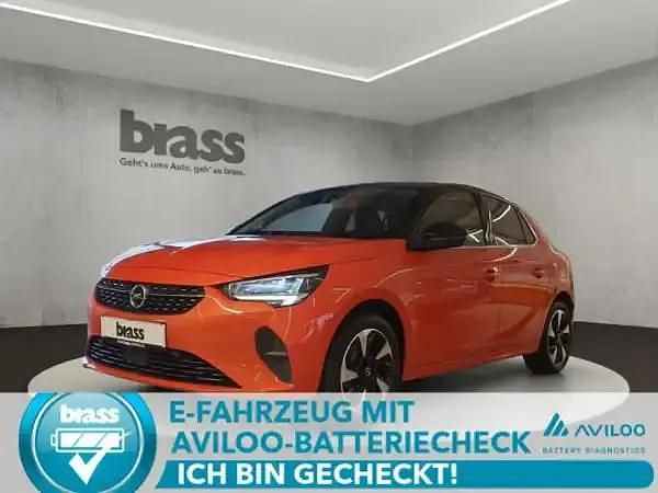 Power orange Gebraucht 2021 Opel Corsa-e Elegance Kleinwagen | 14.350 € (Fairer Preis) - Bild 1/4