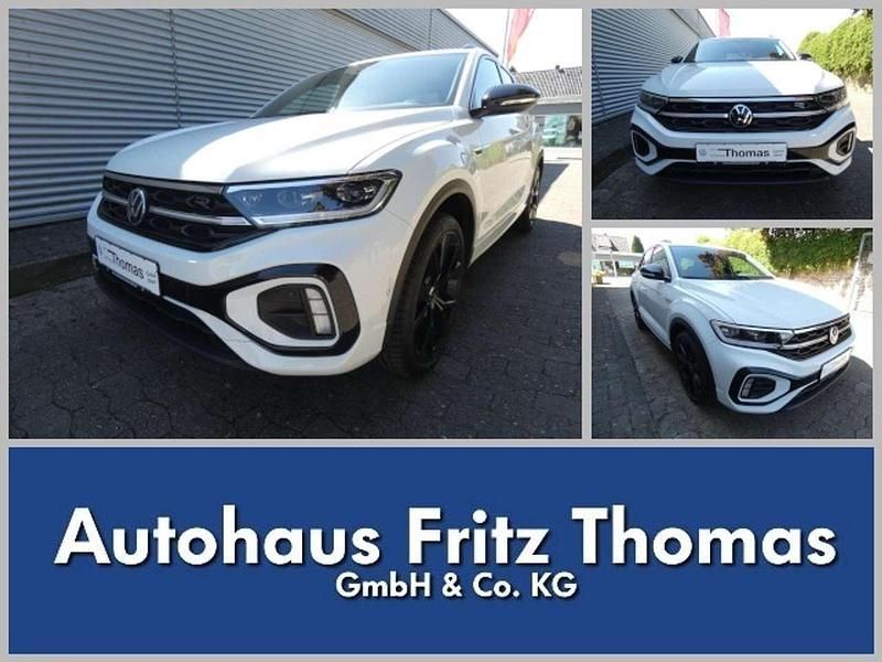 Pure white (weiß) Gebraucht 2024 VW T-Roc R-line SUV | 41.950 € - Bild 1/4