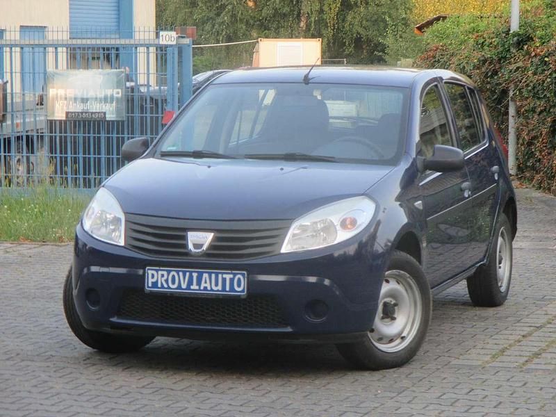 Dacia blau marine Gebraucht 2009 Dacia Sandero Basis Kleinwagen | 750 € (Superpreis) - Bild 1/4