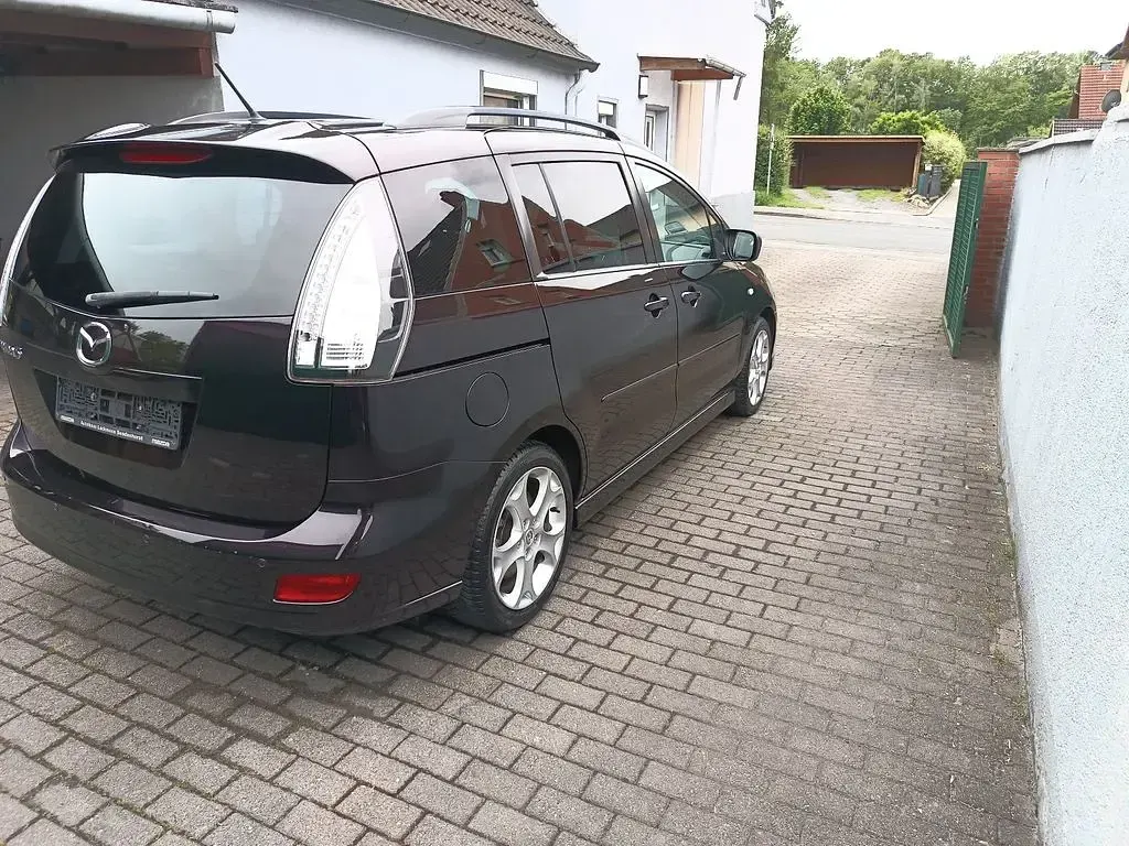 Gebraucht Mazda 5 Active 145 PS (106 kW) 2010 Braun Van / Kleinbus