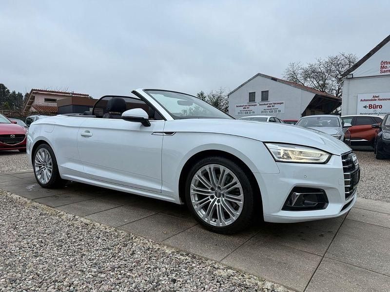 Gletscherweiss Gebraucht 2019 Audi A5 Cabriolet Design Cabrio | 24.999 € (Superpreis) - Bild 1/4