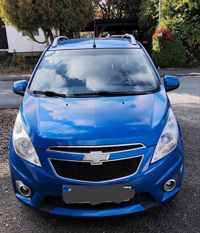 Blau Gebraucht 2010 Chevrolet Spark Kleinwagen | 2.500 € (Fairer Preis) - Bild 1/4