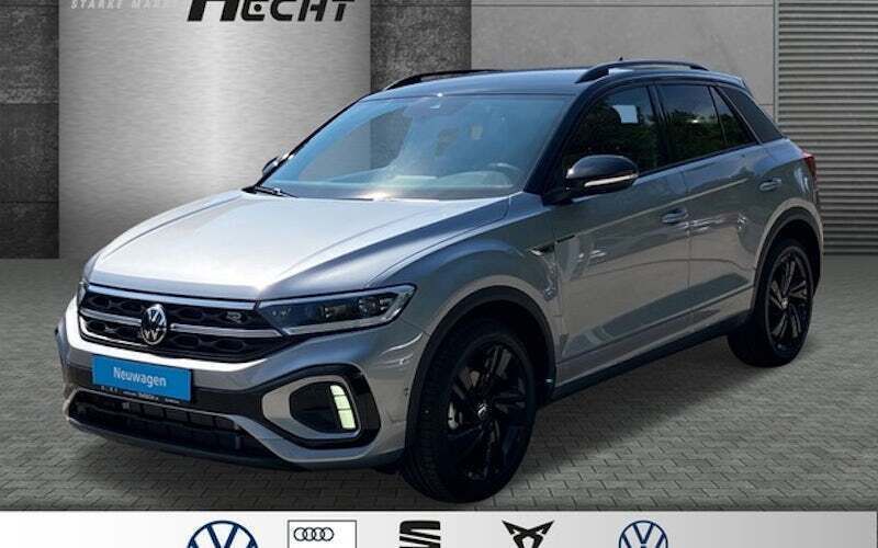 Silbern Neu 2024 VW T-Roc R-line SUV | 39.790 € - Bild 1/4