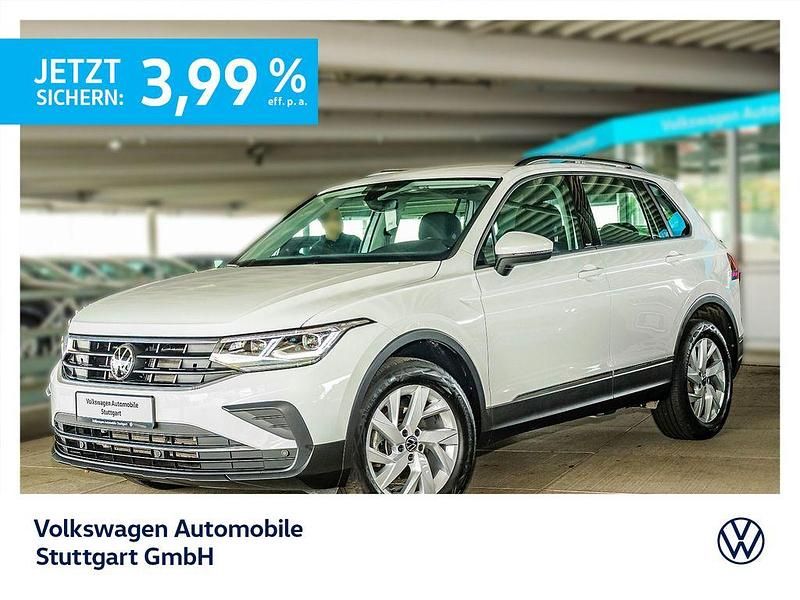 Pure white Gebraucht 2023 VW Tiguan Life SUV | 32.230 € (Superpreis) - Bild 1/4