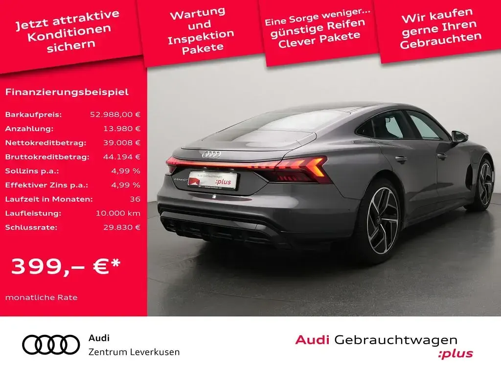 Gebraucht Audi e-tron GT quattro Sport 350 kW (476 PS) 2022 Daytonagrau perleffekt Limousine